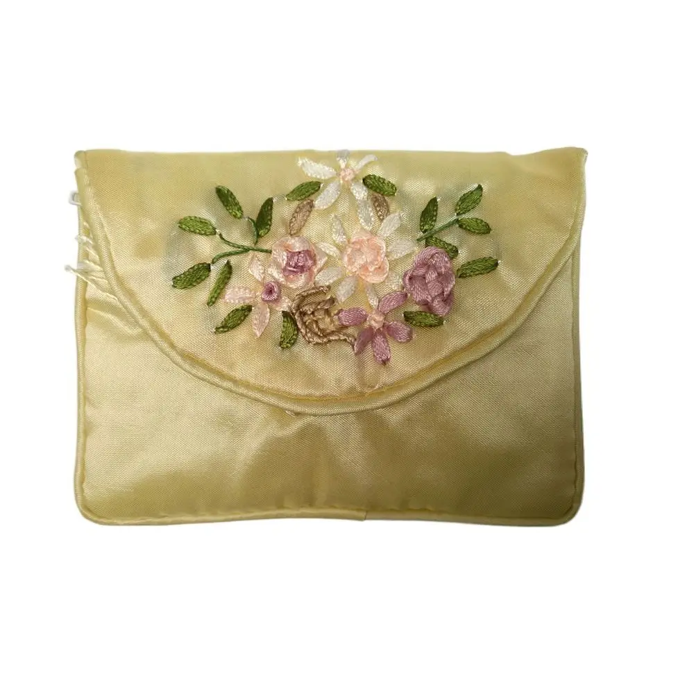 

Элегантные женские сумки с кисточками и вышивкой цветов, кошелек ручной работы на молнии, сумка для хранения карт в этническом стиле, сумка для ювелирных изделий