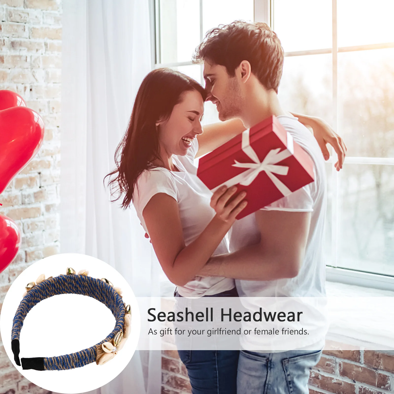 

1Pcs Seashell Fashion Hair Hoop Comfortable Wedding Party Headdress Women Hair Accessories Seashell Headband