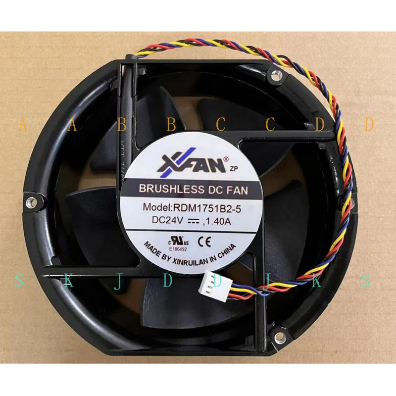

M New XFAN DC24V 1.40A RDM1751B2-5 17251 cooling fan