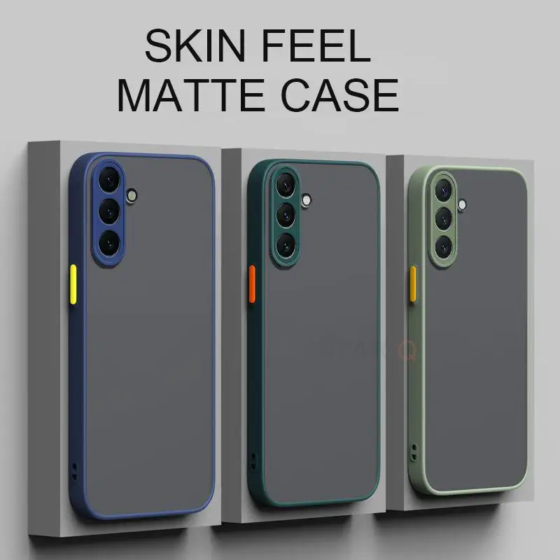 A 54 34 24 14 Matte Hard Case For Samsung Galaxy A54 A34 A24 A14 A04s 4g 5g M54 M34 M14 2023 Shockproof Silicone Back Cover