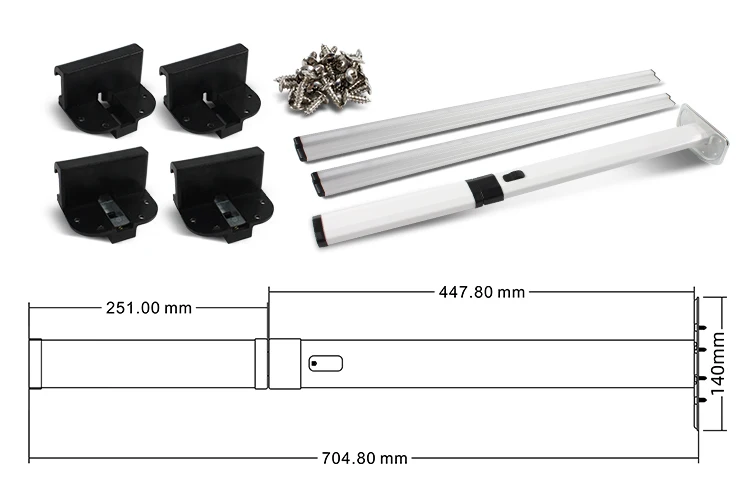High Quality RV Accessories Removable Table Leg Aluminum Alloy Easy to Install Laptop Table Leg for Motorhome Yachts