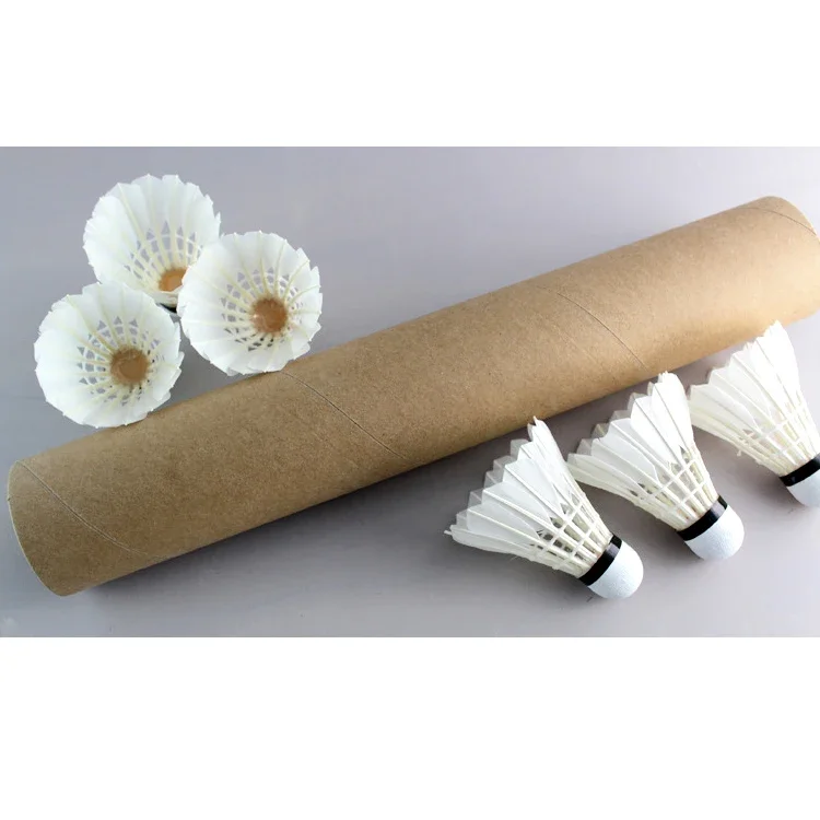 Custom Logo Goose Feather Club Training Shuttlecock Badminton for Competition