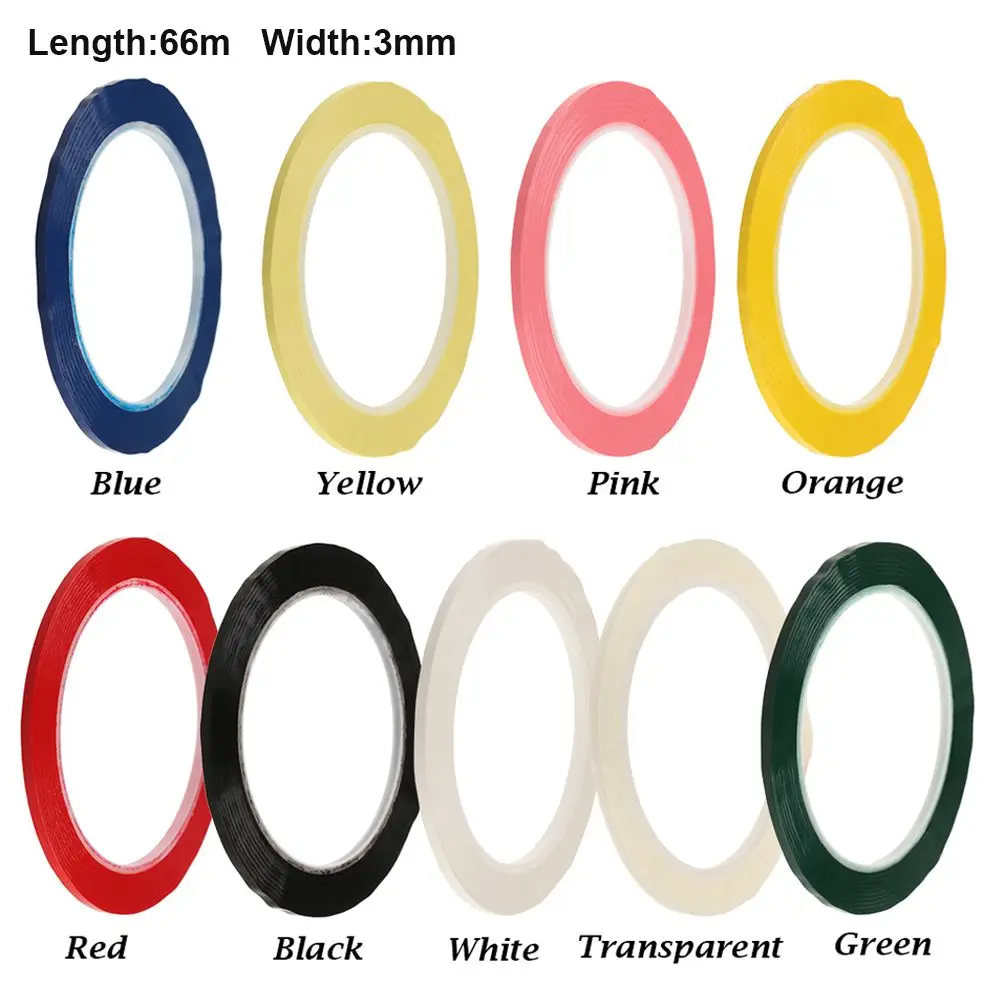 Pcs DIY Multicolor No Trace 5S Waterproof Insulation Marking Tape Desktop Positioning Tape Drawing Grid Whiteboard Warning Line