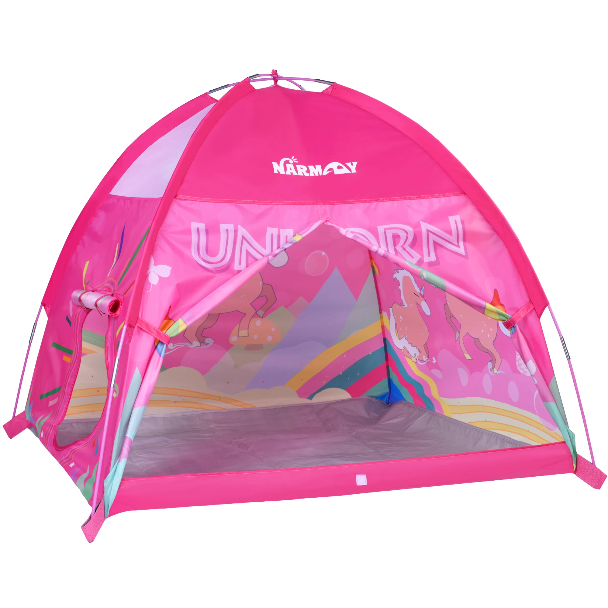 NARMAY Play Tent Unicorn Dome Tent for Kids Indoor / Outdoor Fun - 122 x 122 x 102 cm