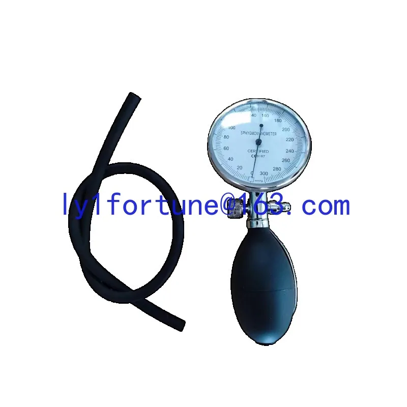 Hand-held pressure gauge Hand-squeezed pressure pump sphygmomanometer Handheld pressure display gauge 300mmhg
