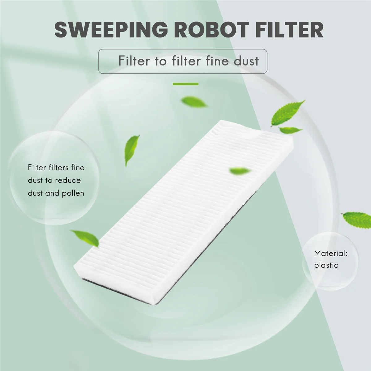 Substituição Escova Lateral para Ecovacs Deebot, Filtro HEPA, Robot Aspirador Acessórios Peças, U2, DGN22