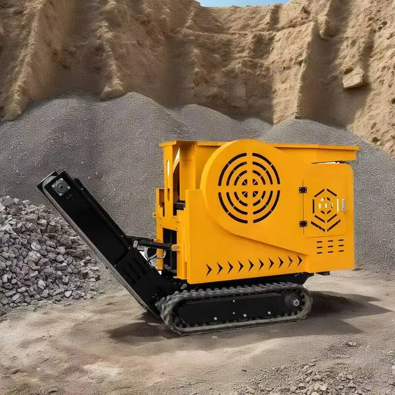 New Small Crawler Stone Jaw Crusher Ore For Gravel Mining Construction Waste Crushing With Core Engine