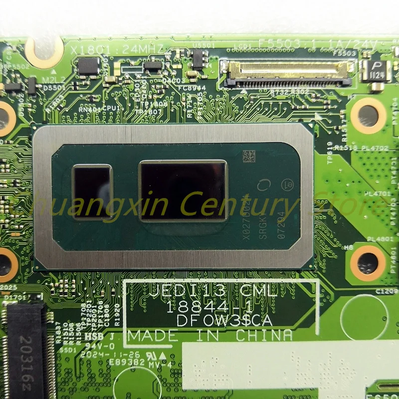 مناسبة لـ Dell Inspiron 7391 2-in-1 اللوحة الأم للكمبيوتر المحمول 18844-1 مع I5-10210U I7-10510U CPU 8G 16G RAM 100% تم اختبارها بالكامل #2