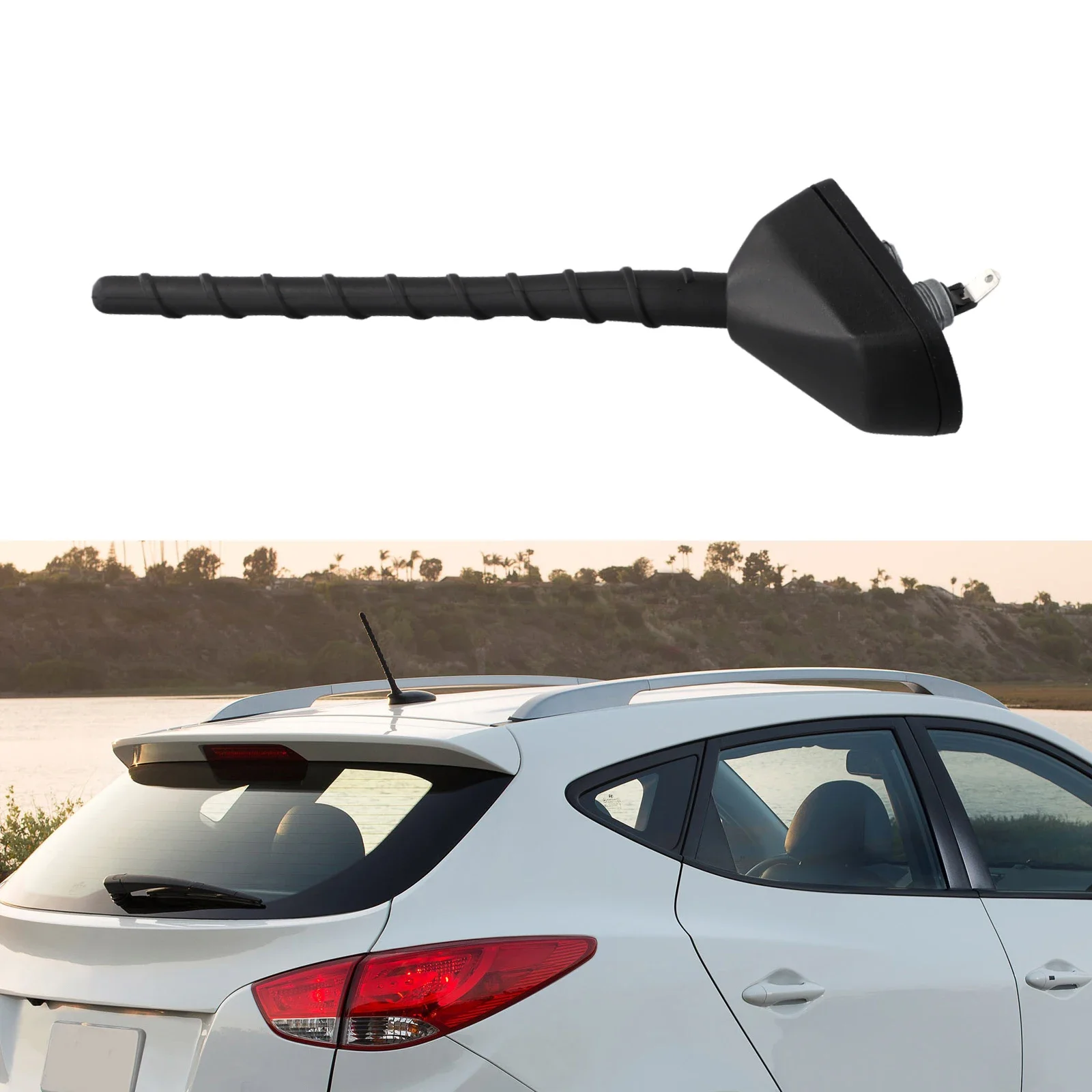 

Note Package Content Tucson Antenna Radio AM FM Roof Mast Antenna Radio AM FM Roof Mast Base Tucson Compatible