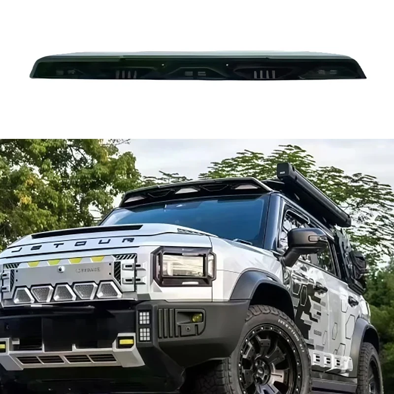 

Car Roof Spotlight Fit for Jetour Traveller T2 2023-2025 Kit Auto LED Roof Spoiler Spotlight Car Modified Accessories