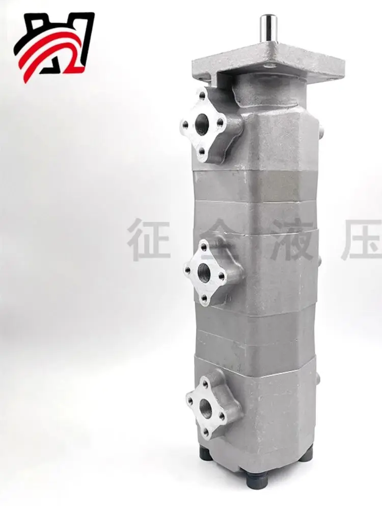 HGP-222A F6-6-6L Zhengquan Three Section Gear Oil Pump High Pressure Hydraulic Component Manufacturer Spot Goods