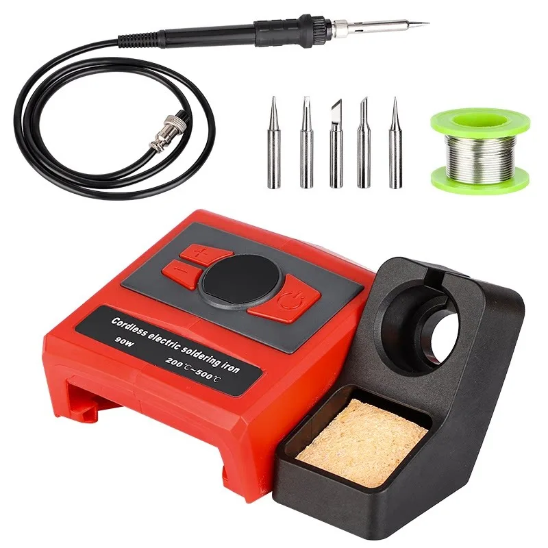 

Soldering Station Kit Electric Rapid-Heat Soldering Iron for Makita/Milwaukee/Bosch 18V Li-ion Battery for Home Appliance Repair