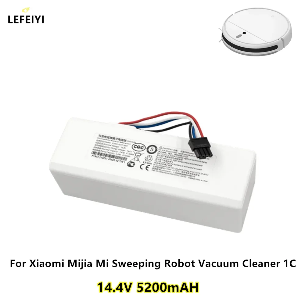 

For Original Xiaomi MiJia Sweeping Mopping Robot Battery Vacuum Cleaner 14.4V 5200mAH