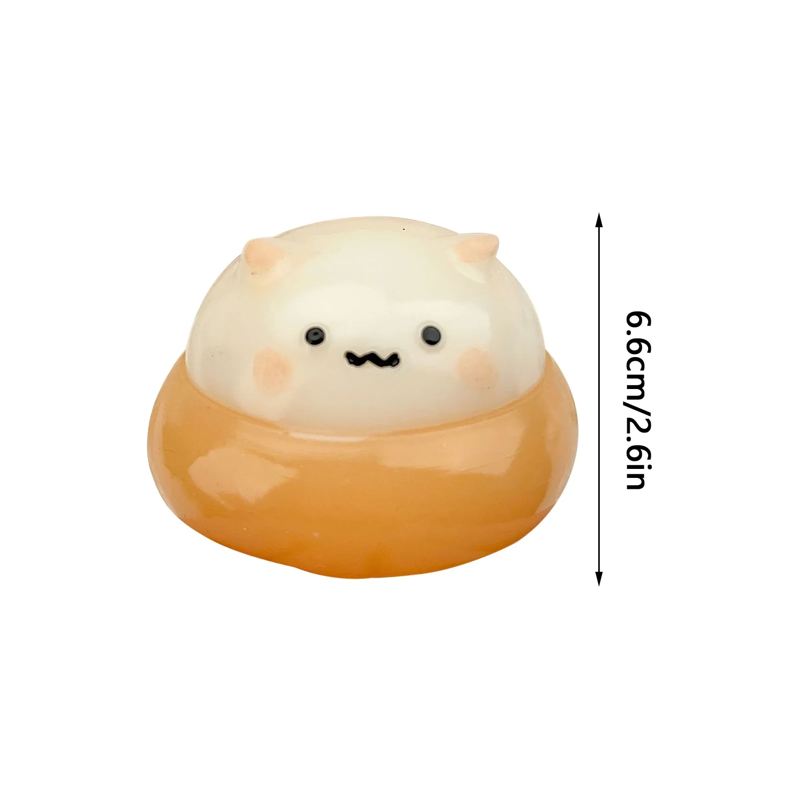 Kawaii Mug Small Hamster Dog Burger Sticky Jelly Feel Pinch Irritability Fingertip Cute Healing Toys Children\'s Squishy Gifts