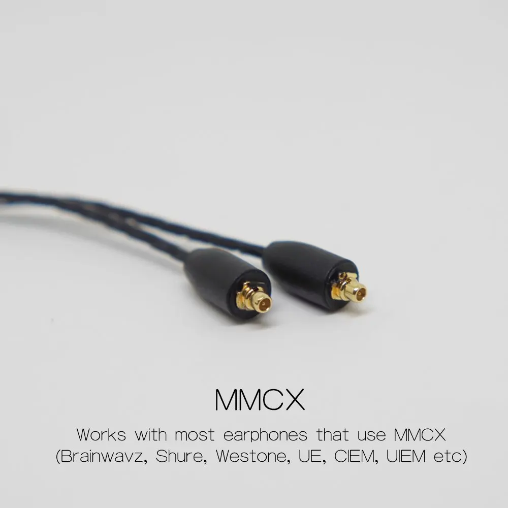 OFC-Cable de extensión auxiliar MMCX de 3,5mm para auriculares Pioneer, DJE-2000, DJE-1500