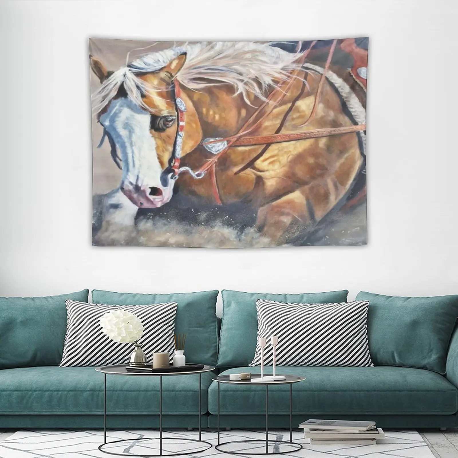 

Reining Horse Tapestry Home Decorators Home Decoration Aesthetics For Room Room Decoration Korean Style Tapestry