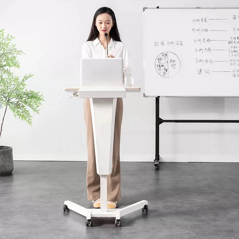 For Mobile podium Lecture platform Conference podium Lifting lecture table Classroom podium table exhibition