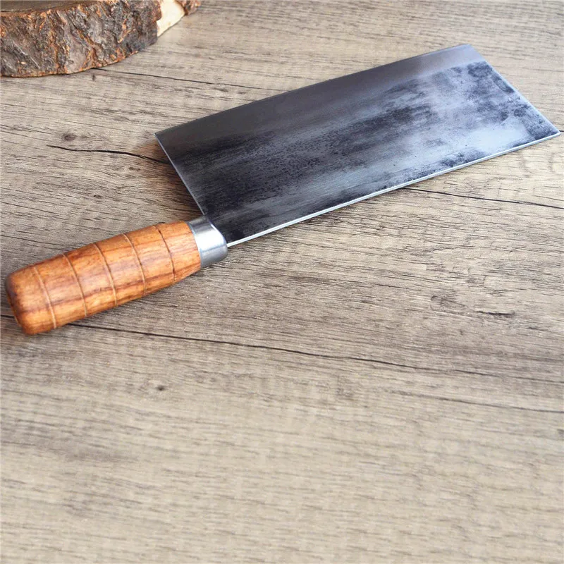Hand Forged Chinese Slicing Knife Kitchen Cleaver Butcher Knife Meat Vegetable Sushi Cutting Filleting Knife Chef Cooking Cutter - view 6