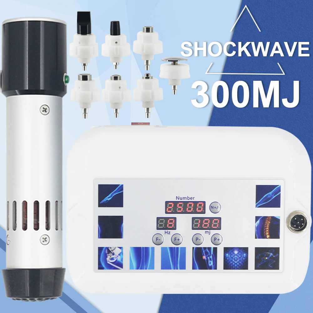 

300MJ Shockwave Therapy Machine Effective ED Erectile Dysfunction Treatment Body Pain Relief Relaxation New Shock Wave Massager