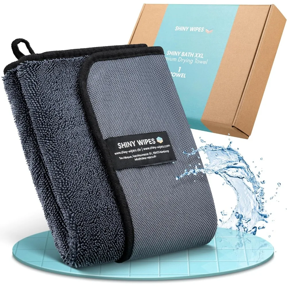 

Ультраабсорбирующее полотенце XL с витыми петлями для сушки без разводов, для окон автомобиля и душа