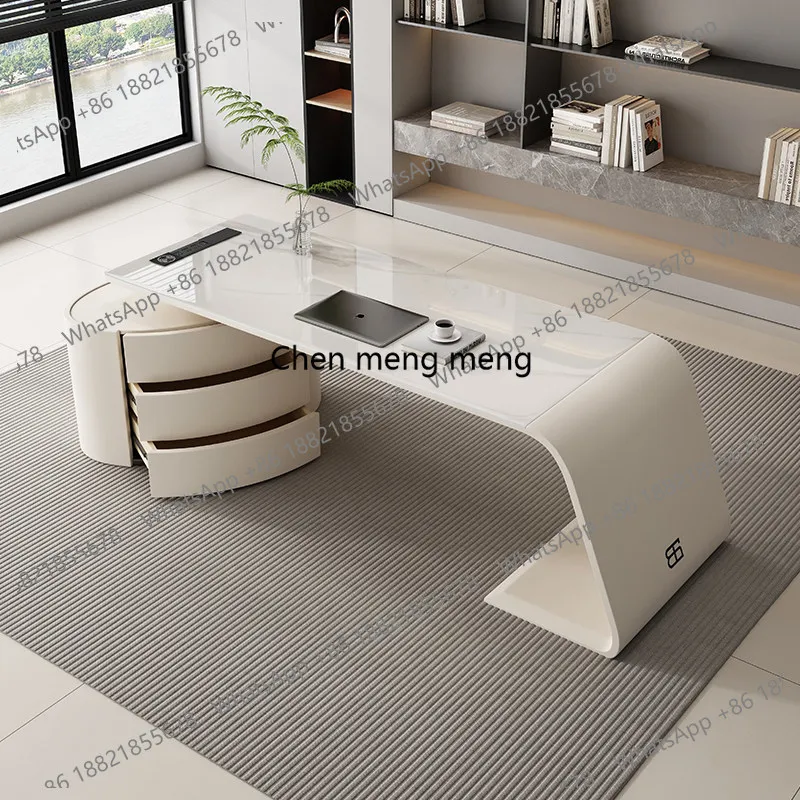 

Light Luxury Minimalist Slate Desk Home Study Workbench Computer Desk Modern Simplicity