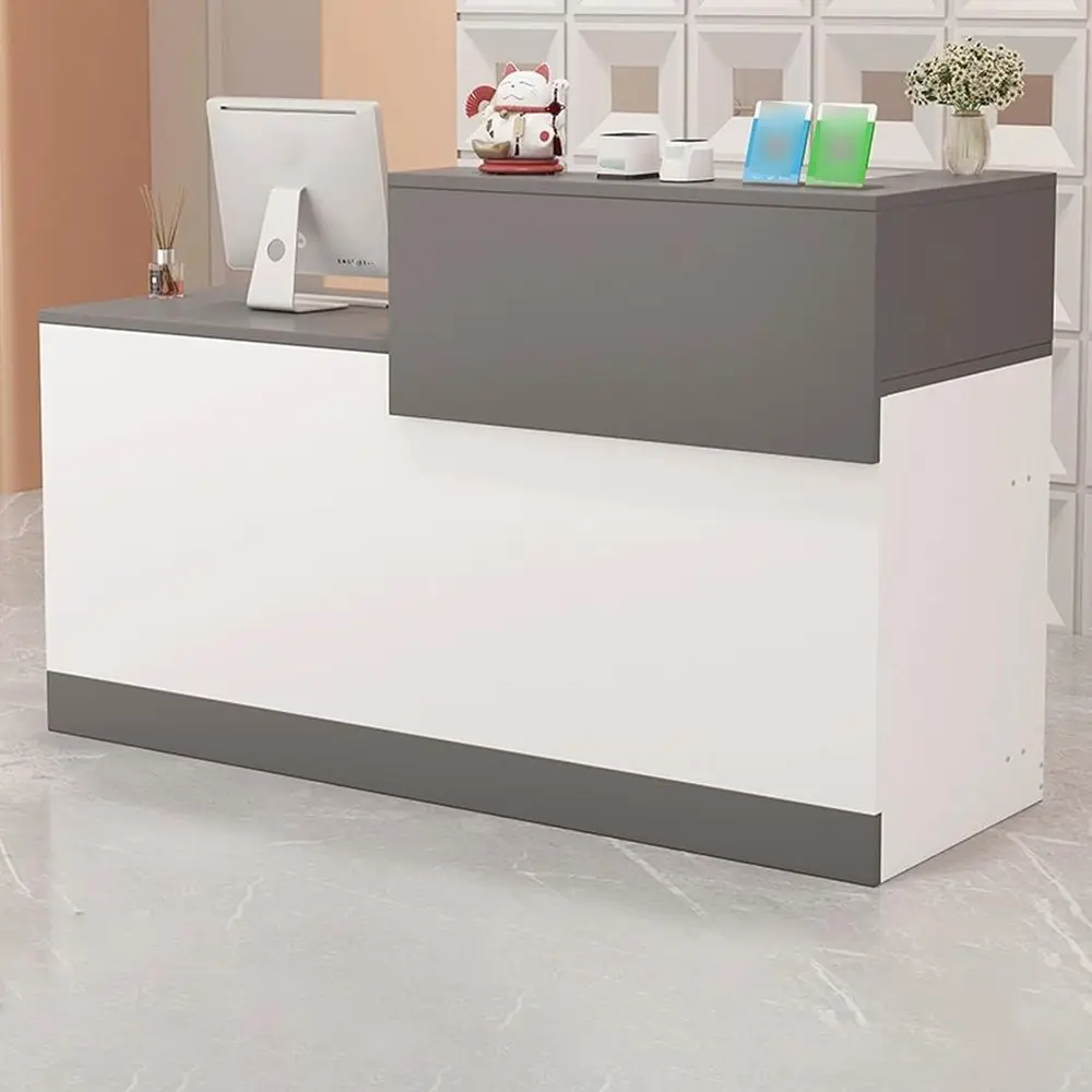 

Elegant Corner Desk with Drawers & Open Shelves, Ideal for Small Spaces, Offices, and Home Offices, 120cm Wide