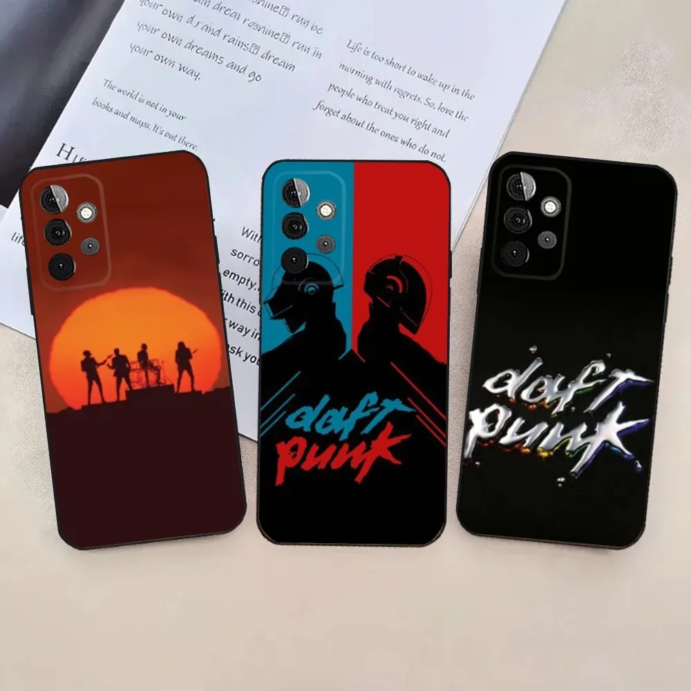 D-Daft P-Punk Band   Phone Case For Samsung Galaxy A13,21s,22,31,32,52,53,71,80,91 Soft Black Cover