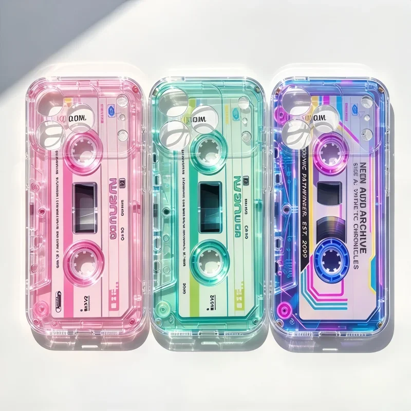 Retro Cassette Tape Phone Case For Samsung Galaxy A57 A16 A06 A07 A35 A33 A32 A55 A15 A25 A05 A05S A54 A24 A34 Cover