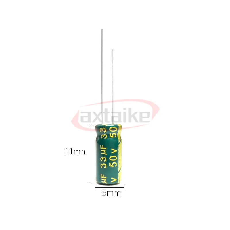 10/50PCS 33UF 50V 400V 450V 5*11MM 13*20MM  High Frequency Low ESR Aluminum Electrolytic Capacitor DIP