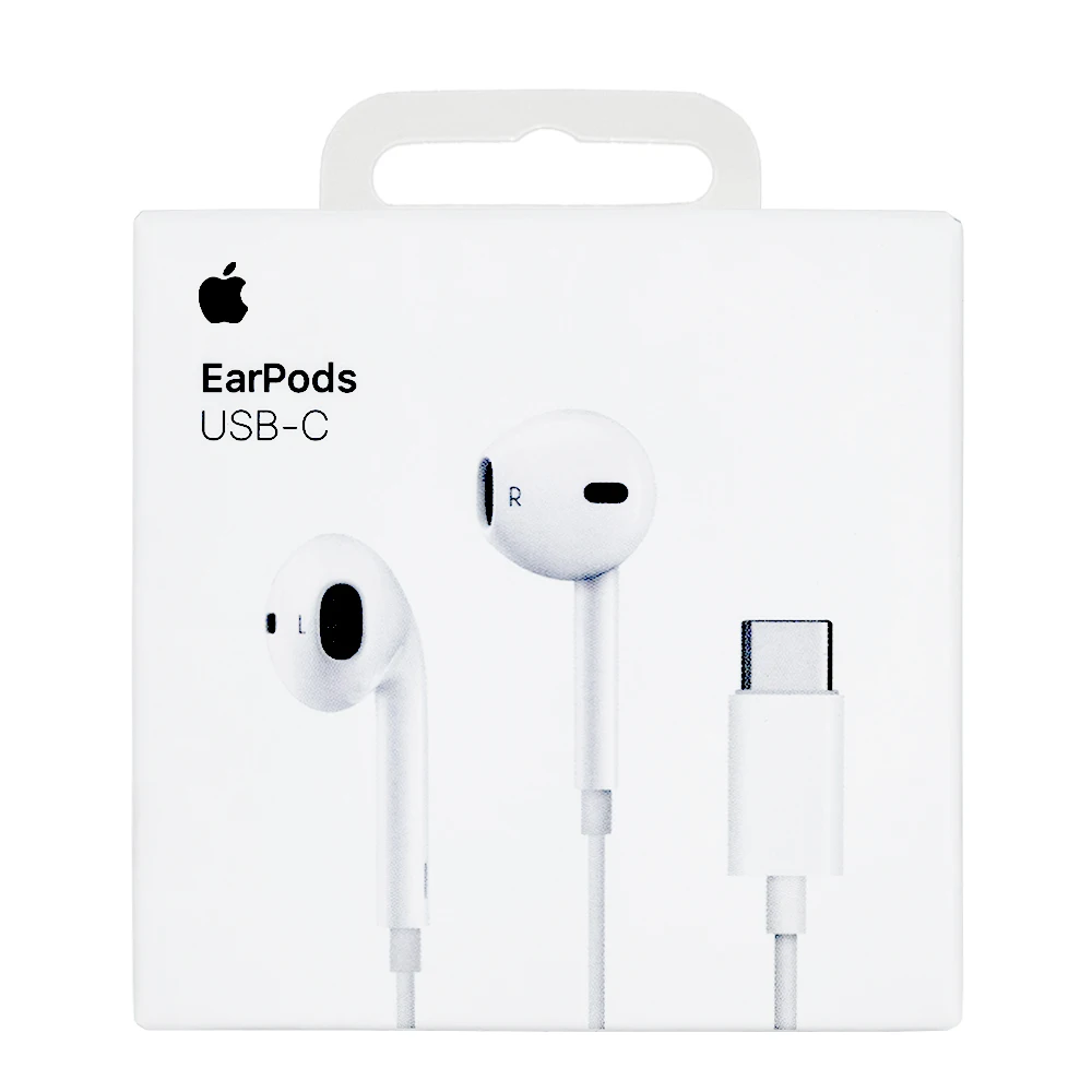 Apple EarPods For iPhone 16/15/14/13/12/11 Pro Max 7/8Plus X/XR/XS iPad In-Ear Earbuds For Lightning USB-C 3.5mm Wired Earphones