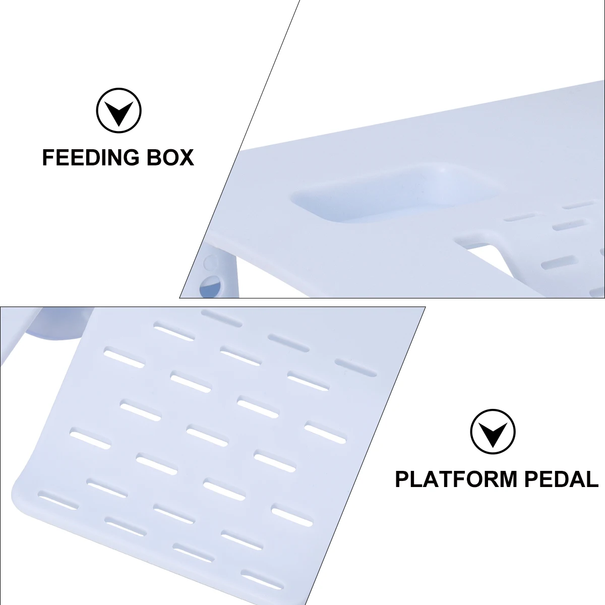 

Square Turtle Drying Platform Plastic Reptile Platform Climbing Coconut Tree Design Waterproof Suction Cup Stable