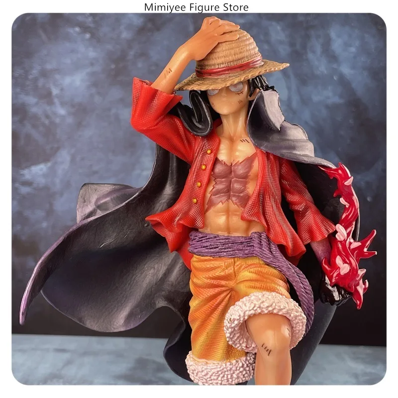 25 CM Een Stuk Luffy Staande Pose Anime Figuur Model Standbeeld Collectible Desktop Decoratie Gift