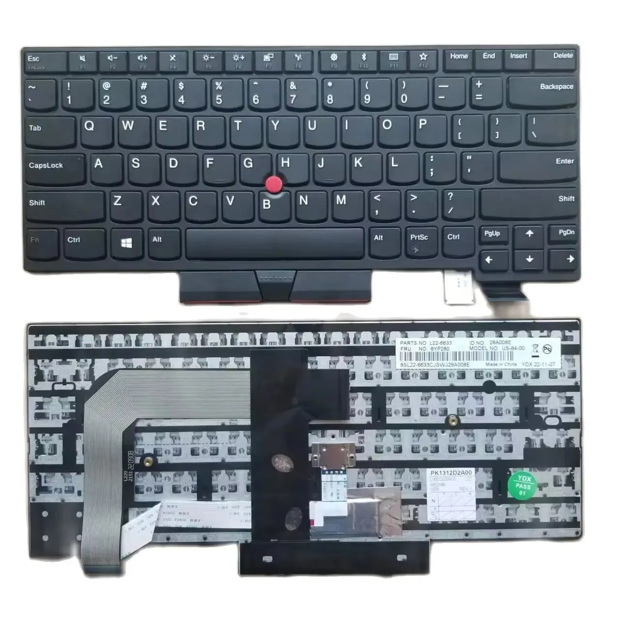 Teclado para lenovo thinkpad t470 t480 teclado a475 a485 teclado de notebook 01hx459 01ax364 eua/francês/reino unido layout