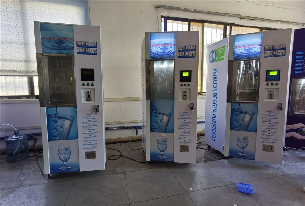 800gpd Coin Bill Credit Card Operated Purified RO Water Vending Machine Commercial Alkaline Water Vending Machine for Sale