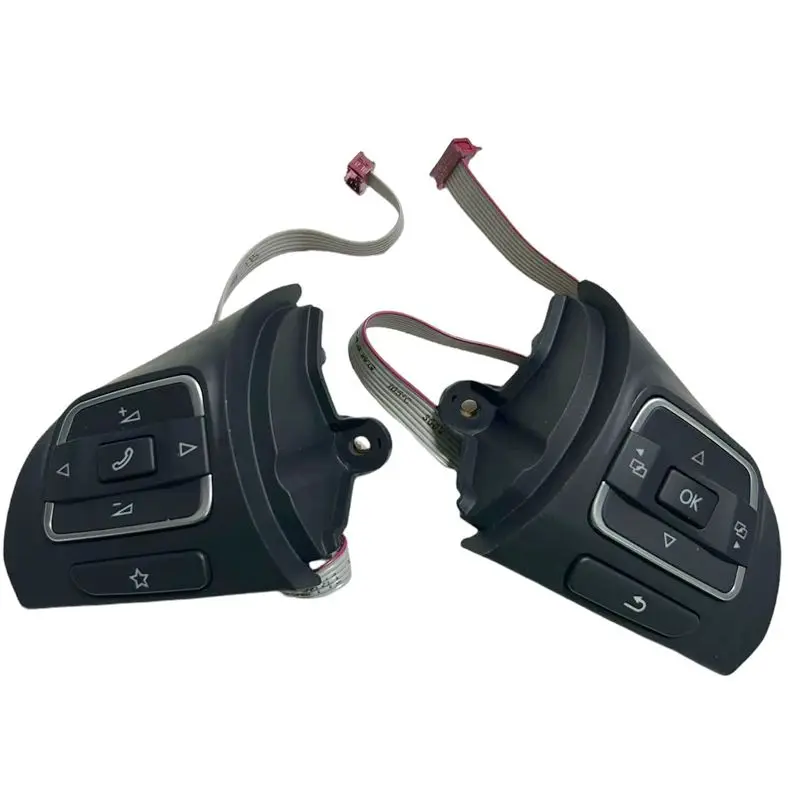 

Car Steering Wheel and Multimedia Button Multifunction Switch For Volkswagen Golf MK6 Tiguan Jetta 5C0959537B 5C0959538B