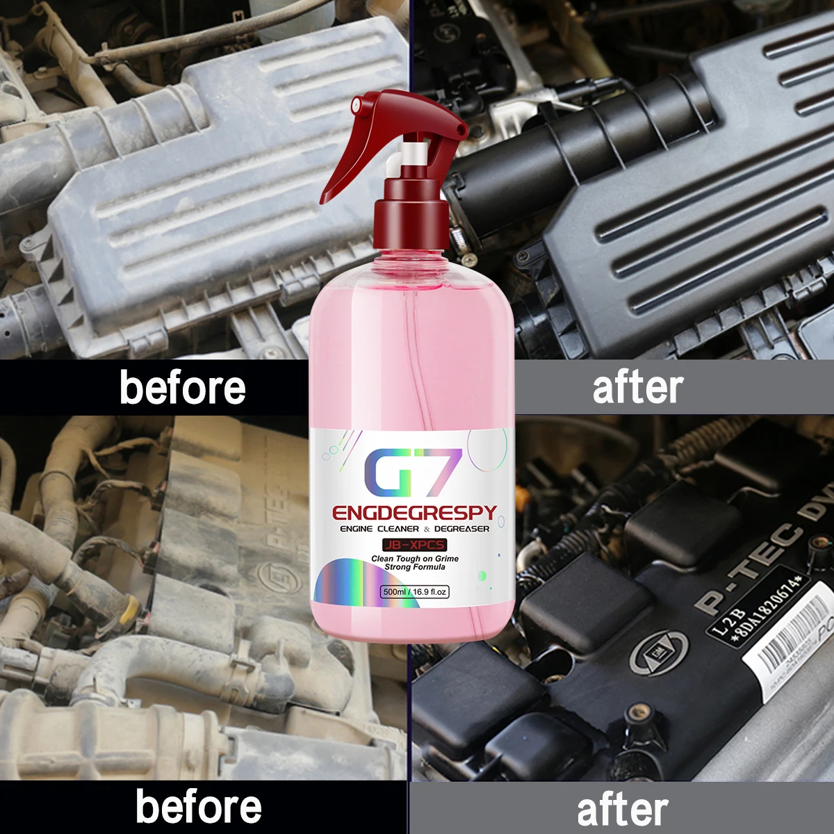 ENGDEGRESPY Car Engine Bay Cleaner Powerful Decontamination Cleaning Product For Engine Compartment Car Cleaning Product G7 image 3