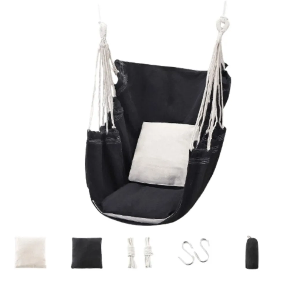 comfortable-dormitory-hammock-chair-thicken-colorful-stripe-outdoor-hanging-chair-cotton-rope-with-storage-bag-garden-swing-seat
