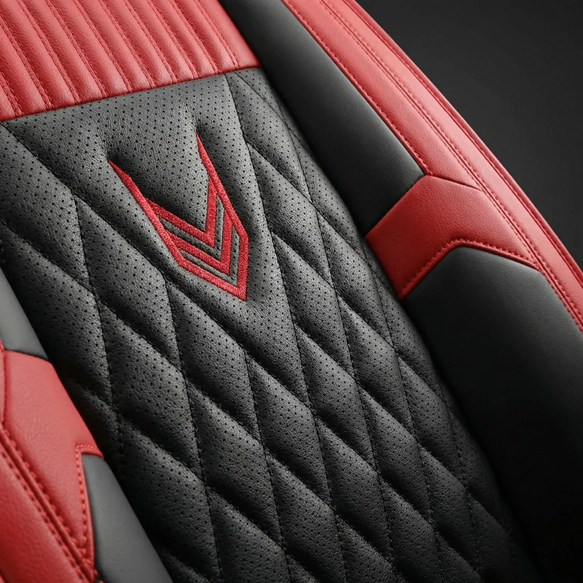 Black Red Car Seat Covers for Ford Focus 2 MK1 MK3 Mondeo MK4 Fiesta MK7 Fusion Kuga Ranger Universal Auto Interior Accessories - view 3