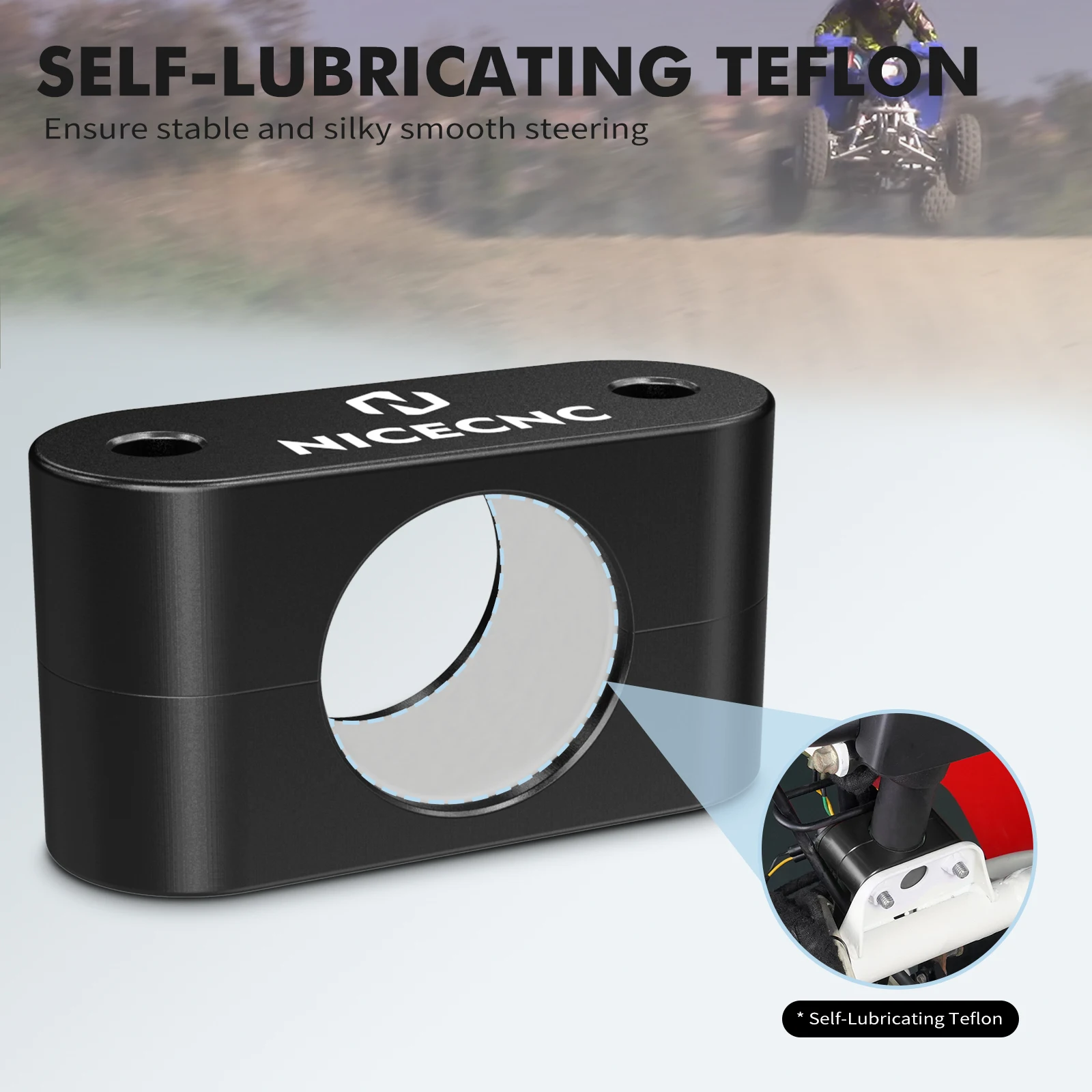 ATV لرابتور أشيب 700 المحارب بانشي الدب الكبير 350 ولفيرين كودياك YFZ 450 الناسف 200 جلبة جذع التوجيه رباعية أجزاء