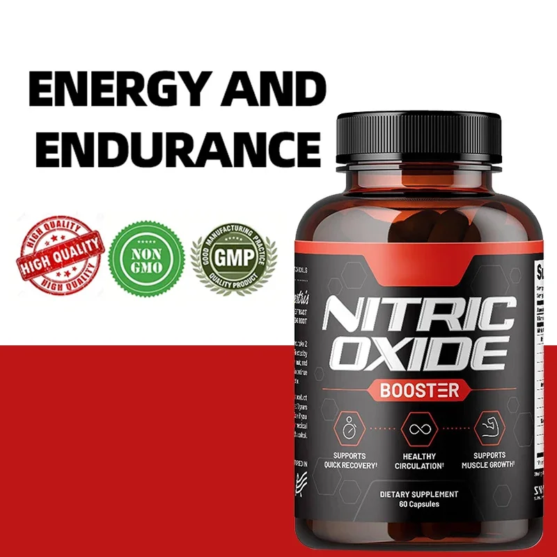 L Arginine Capsules For Exercise Endurance Performance And Muscle Growth Improve Nitric Oxide Supplement Non-Gmo