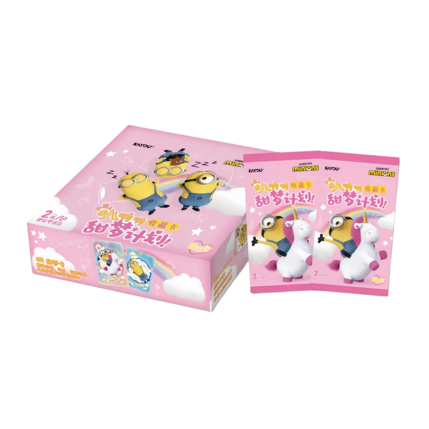 Authentic KAYOU Minions Card Cute Master Pack Full Box Banana Collection Card Blind Box New Product Blind Card Box