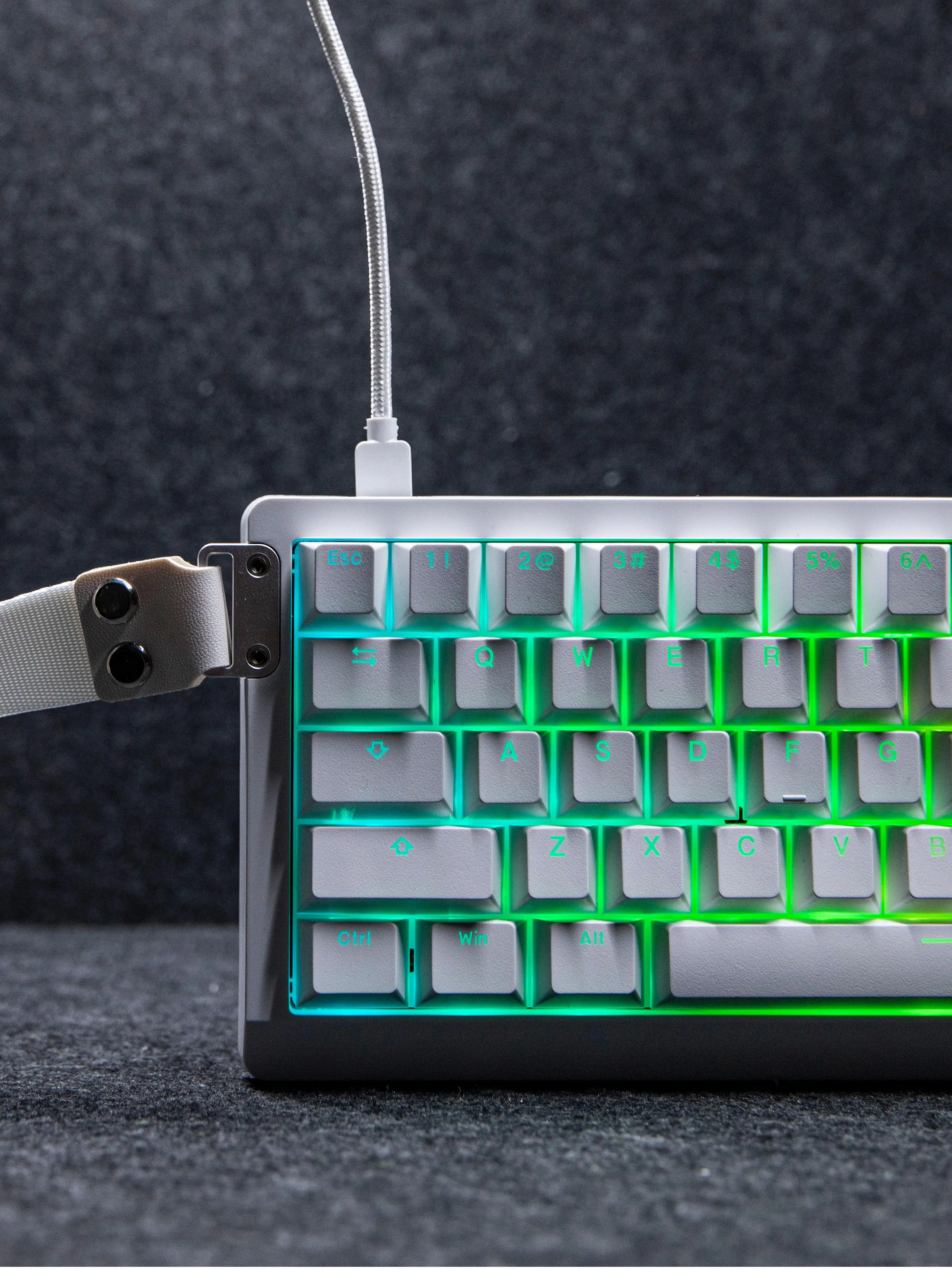 EPOMAKER HE68 Lite 65% ANSI US Układ Mechaniczny Klawiatura Przewodowa z Efektem Halla, Montowana na Pałąku, Magnetyczna, Podświetlenie RGB DKS SOCD — zdjęcie produktu 7