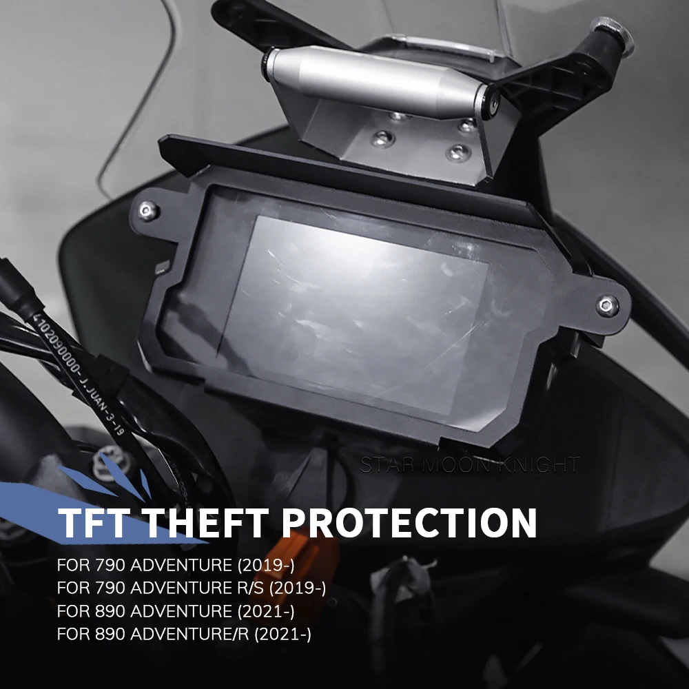 Motorcycle TFT Theft Protection Screen Protector Instrument Guard For 790 ADV 2019- 890  Adventure 2021- Motorcycles Accessories