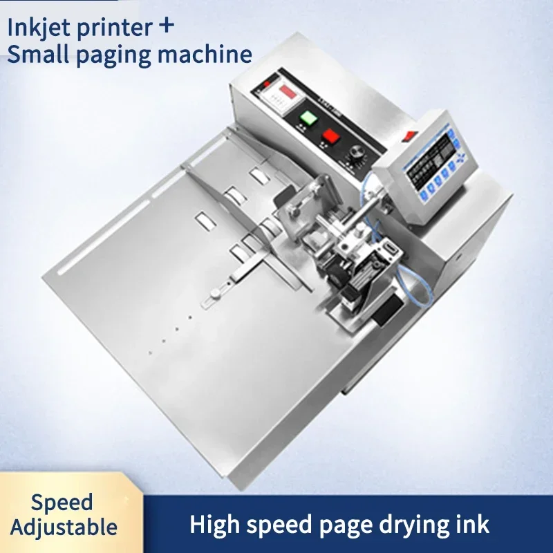 Automatic Inkjet Printer Small Intelligent Paper Counter High Speed Paging Coding Machine Plastic Film Aluminum Foil Bag Print