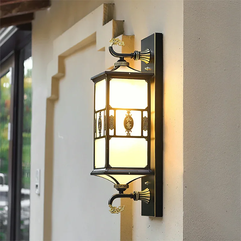 PLLY Contemporary LED Outdoor Wall Lamps Electric Simplicity Waterproof Balcony Hallway Courtyard Villa Gate Hotel