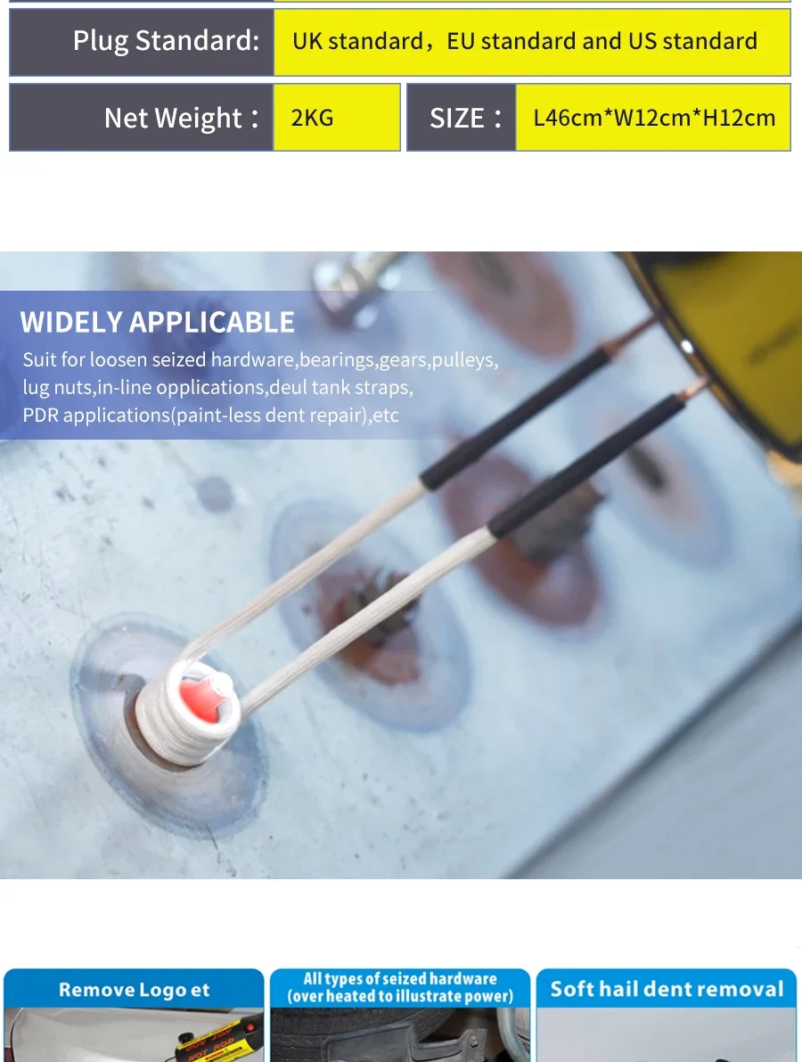 High Efficity Portable Induction Bearing Heater For Auto Repair Tools Bearing Coil Electromagnetic Induction Heater