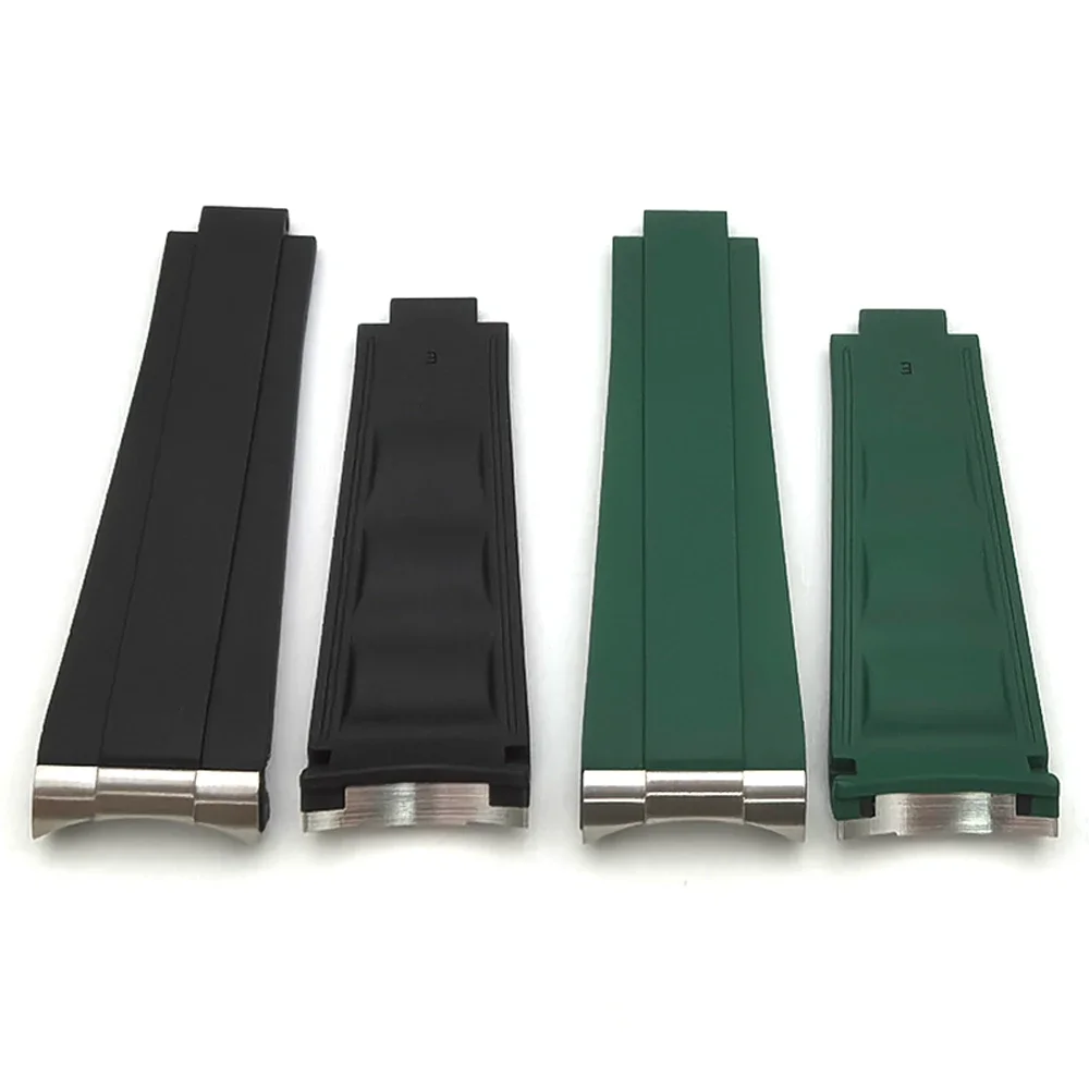

Top Quality Rubber Watch Strap With Endlink For RLX SUB 116610LN 116610LV Aftermarket Watch Parts