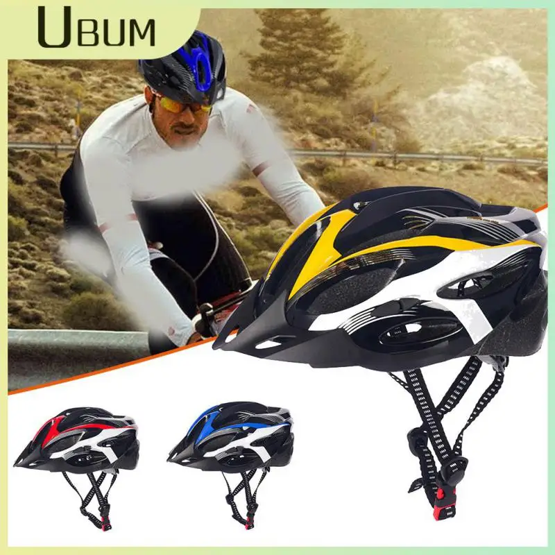 New Bicycle Breathable Helmet Unisex Adjustable MTB Road Bike Split Helmet Multi Color Ultra Light Anti-collision Bicycle Helmet