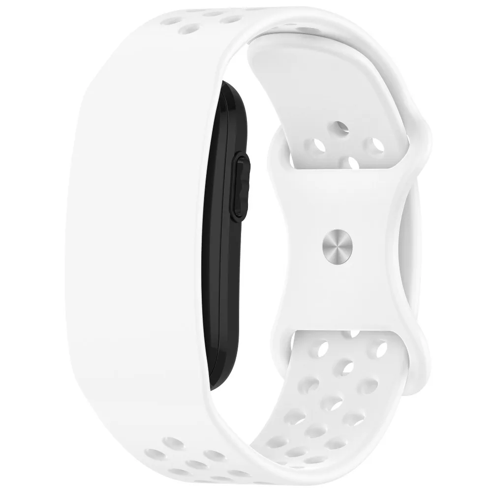 Silicone Replacement Strap Adjustable Soft Sport Band Breathable Fitness Tracker Wristband for Garmin CIRQA Smart Band