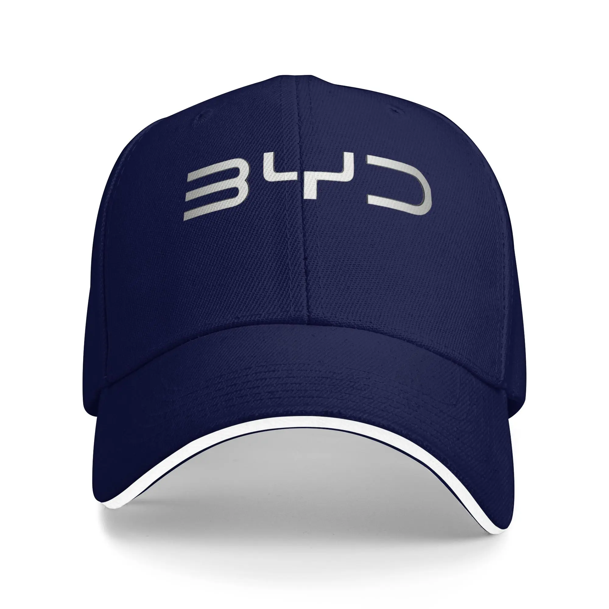 Hot Sale BYD logo Baseball Cap  Breathable Fabric Cap Women's  Casual Dating Cap Women's